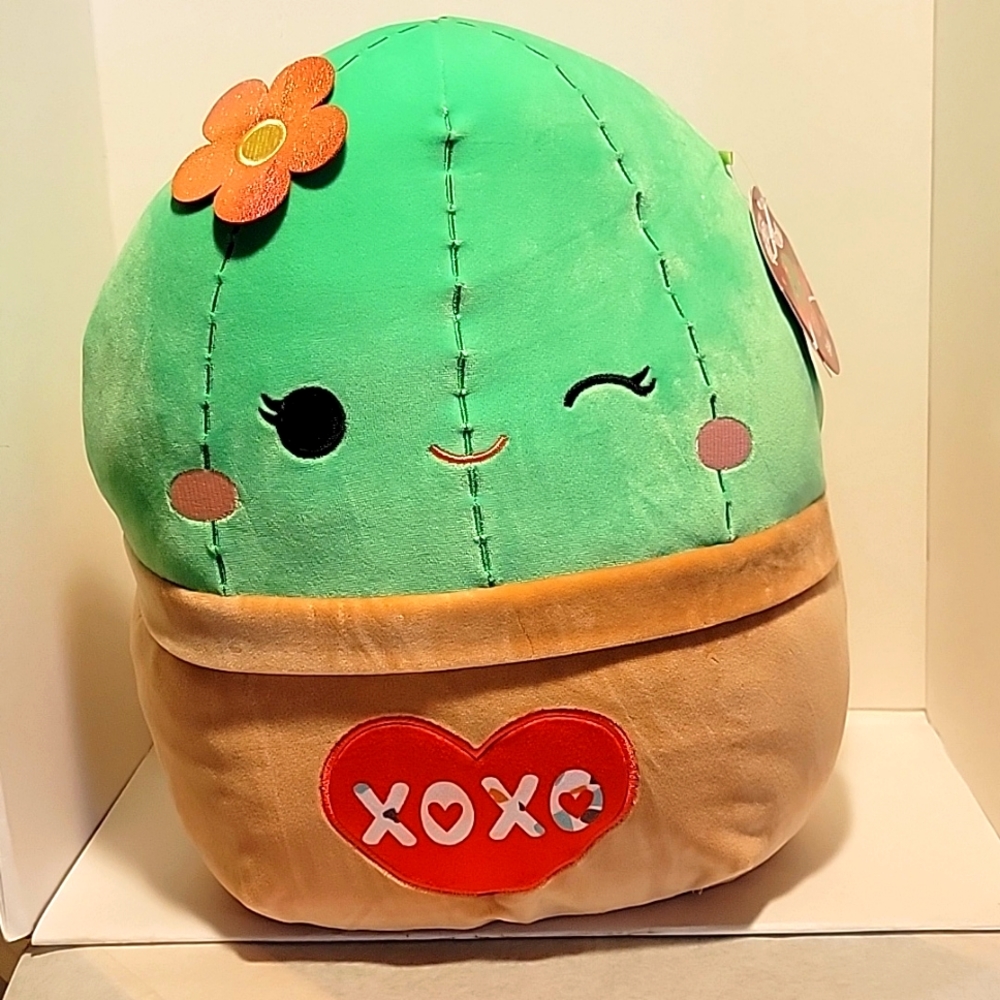 Squishmallow Shadi the Cactus 14" UltraSoft Valentine's Day Holiday Toy Plush